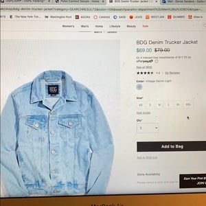 BDG Denim Trucker Jacket